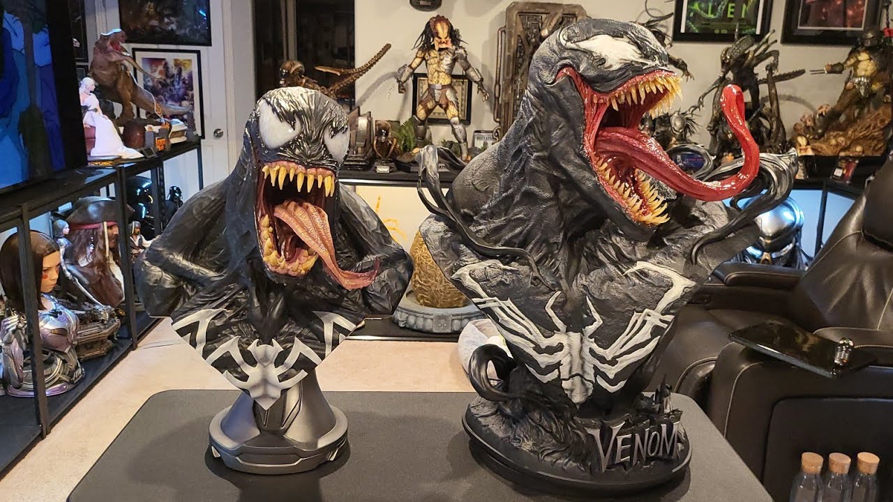 Queen Studios Venom Life Size Bust Unboxing/Review/ Comparison