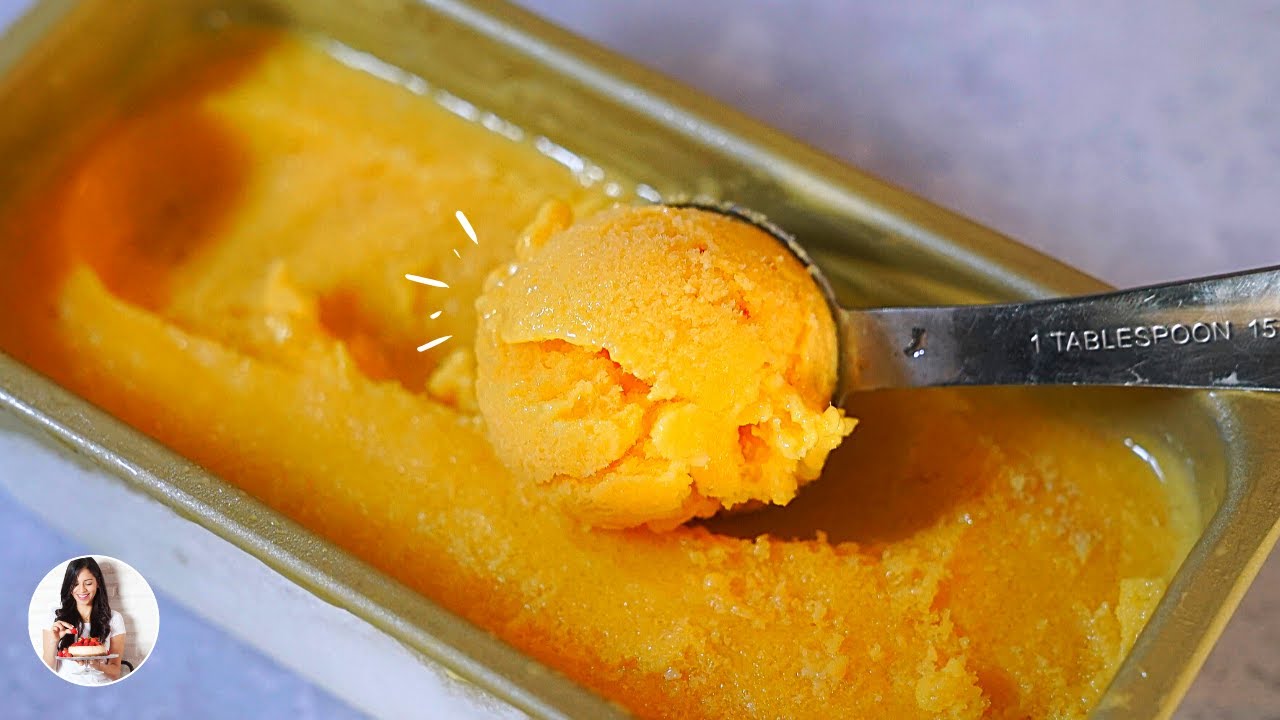 🥭Helado Cremoso de Mango-3 ingredientes | Saludable | Auxy