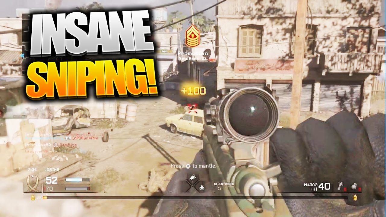 COD 4 Remastered SNIPING GAMEPLAY! (Call of Duty MWR Multiplayer Gameplay)
