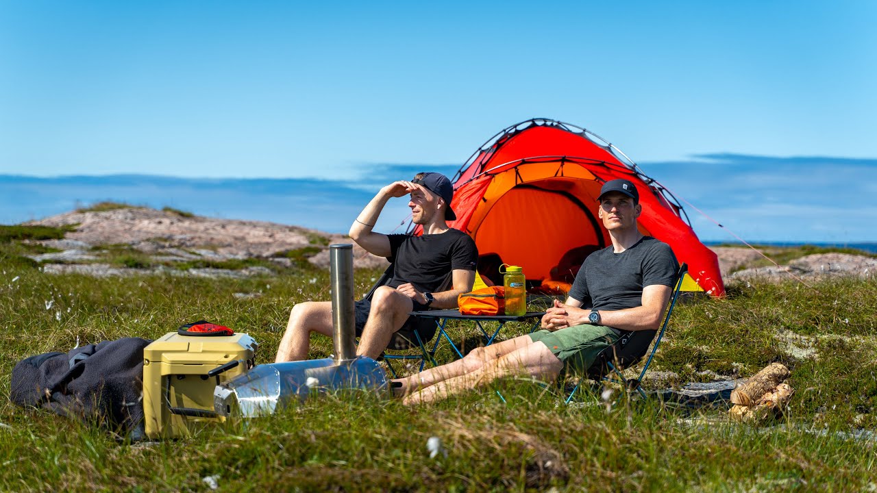 Båttur med telt og dykkerutstyr langs Trøndelagskysten