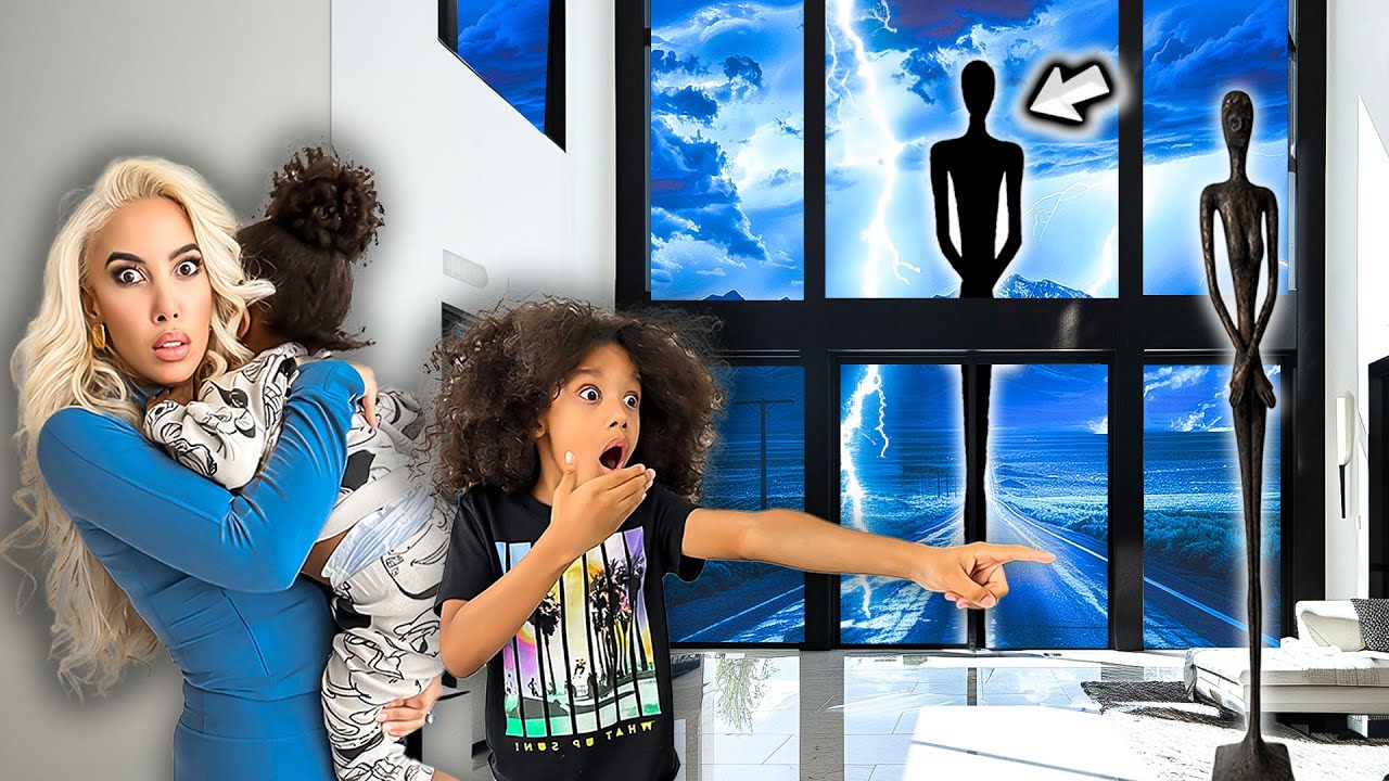 He Left Us HOME ALONE in a Haunted Mansion! *SCARY* 