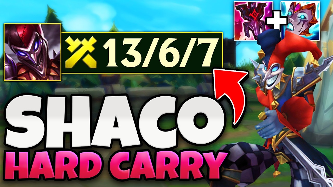 I put on the best Shaco jungle peformance of the season (1V9 GOD MODE)