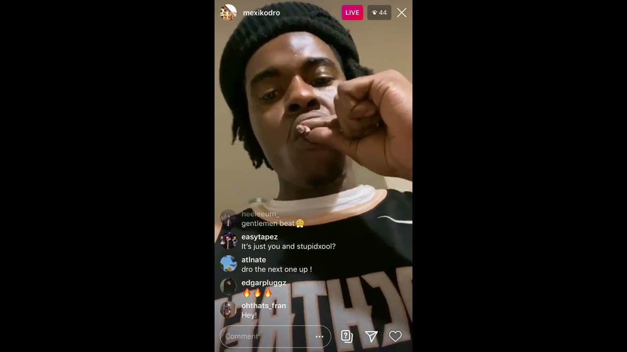 MexikoDro IG Live Playing Beats 🔥🔥🔥 CardoGotWings checks in + UNRELEASED SONG
