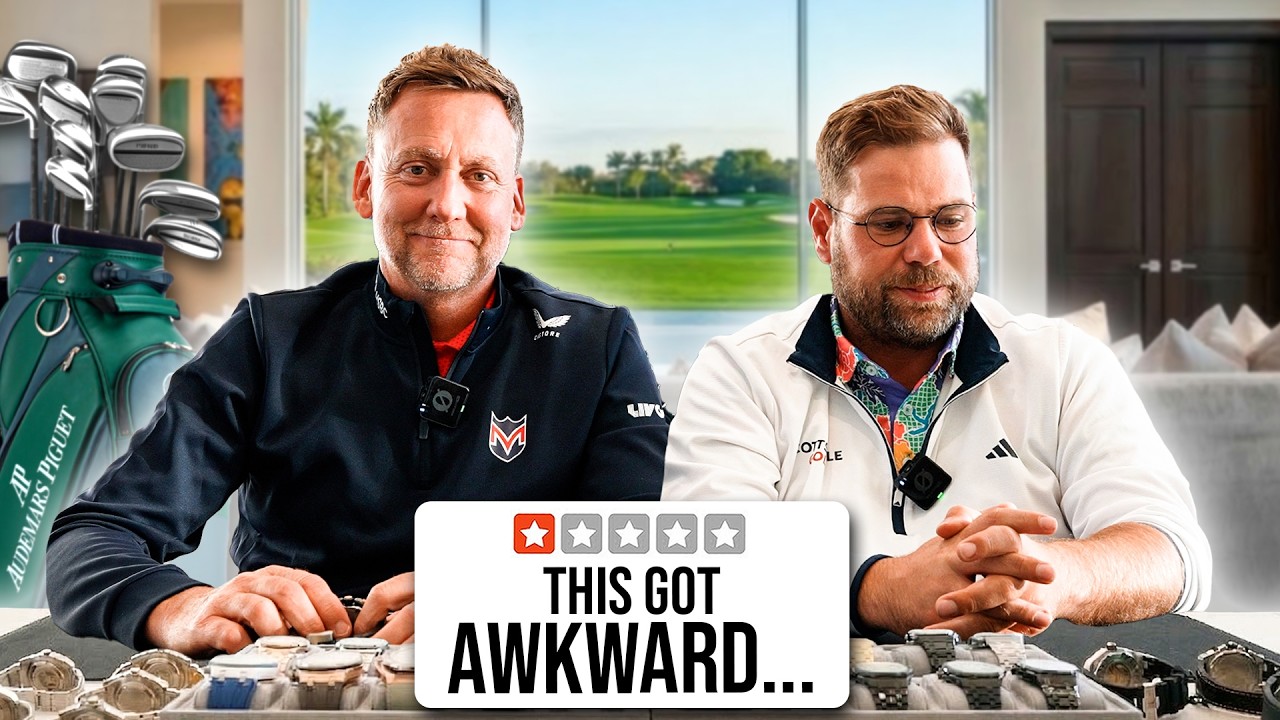 I Brutally Reviewed Ian Poulter's Watch Collection to His Face