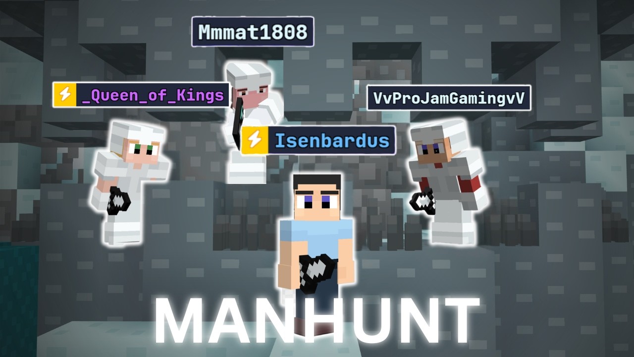 Bloxd.io Survivor vs 3 Hunters