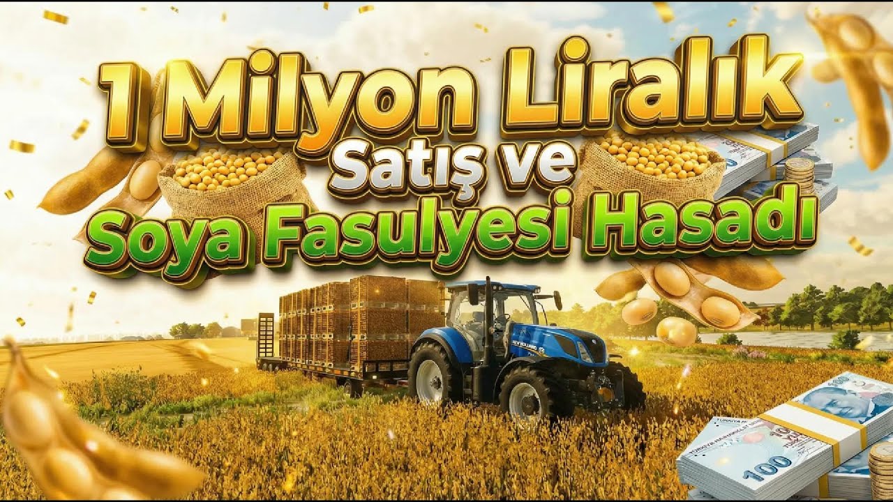1 MİLYON LİRALIK SATIŞ VE SOYA HASADI FS22 BÖLÜM17