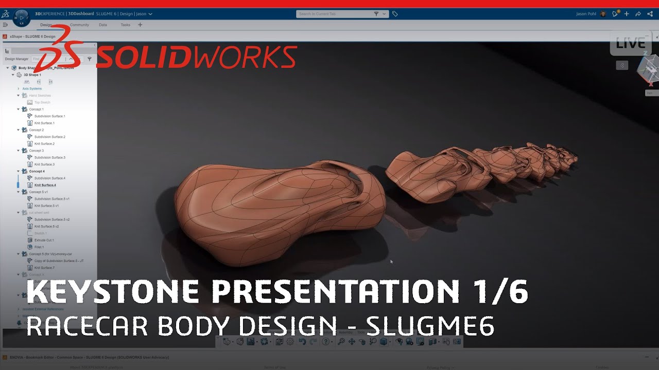 Keystone Presentation 1/6 - Racecar Body Design - SLUGME6