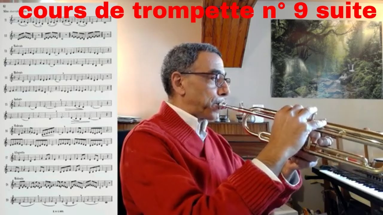cours de trompette : trompette débutant 9 suite - apprendre la trompette