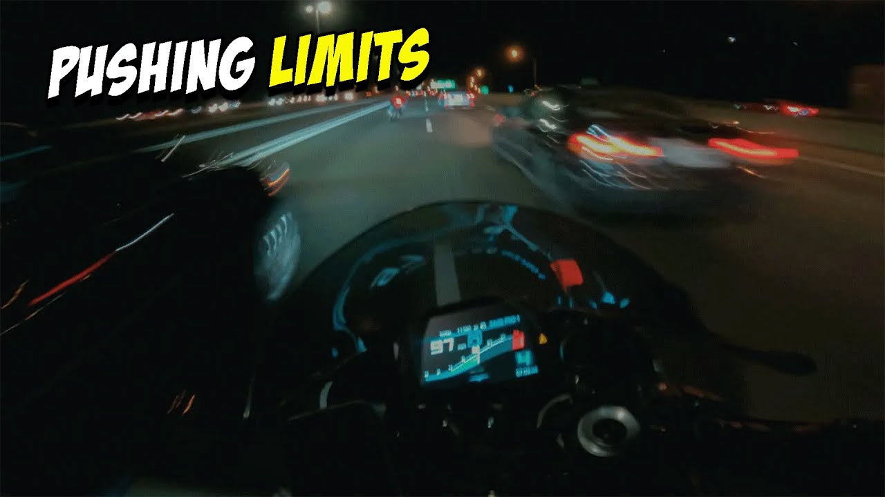 STRAIGHT PIPED BMW S1000RR HITTING 200+ MPH | Night Pure Sound