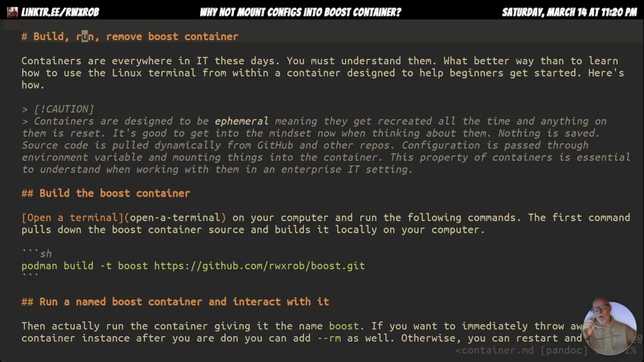 🎤 Why not mount configs into boost container?