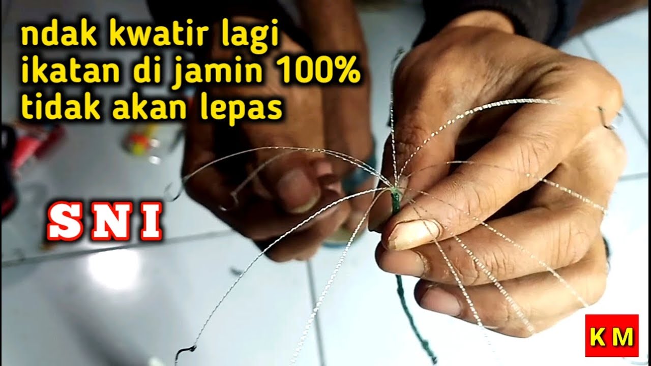 mengikat pancing | Gombyok | Ranjau || pancing satuan