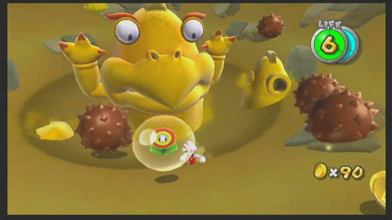 Super Mario Galaxy 2: #79 Slipsand Galaxy - Squizzard's Sandy Sinkhole