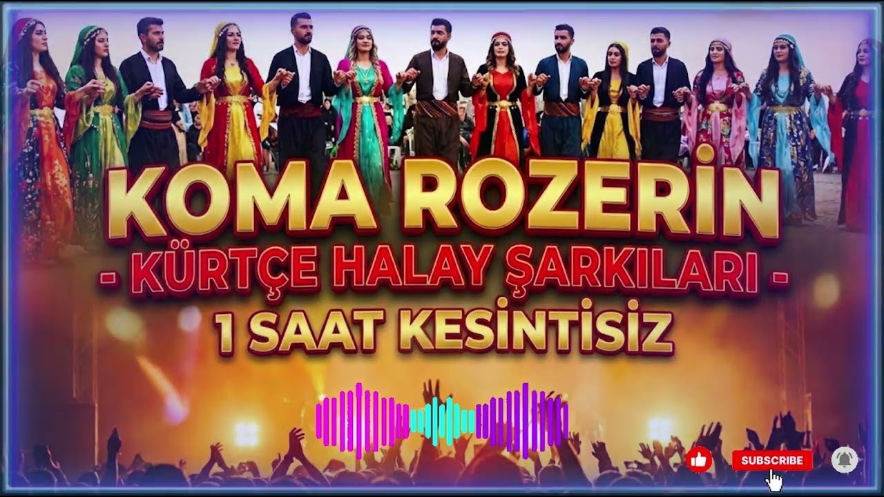 Koma Rozerîn 1 Saat | En Güzel Kürtçe Halaylar (Kesintisiz)