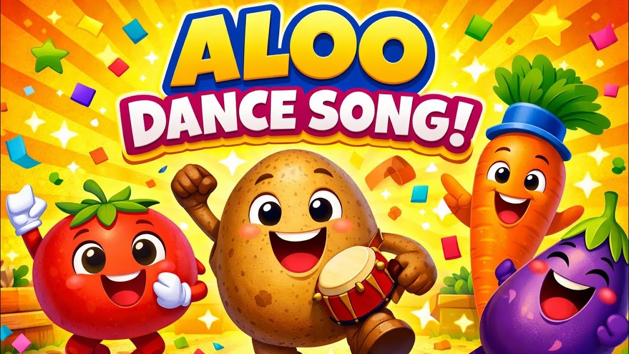 Aloo Chikloo Gol Matol 😂 Hindi Kids Song