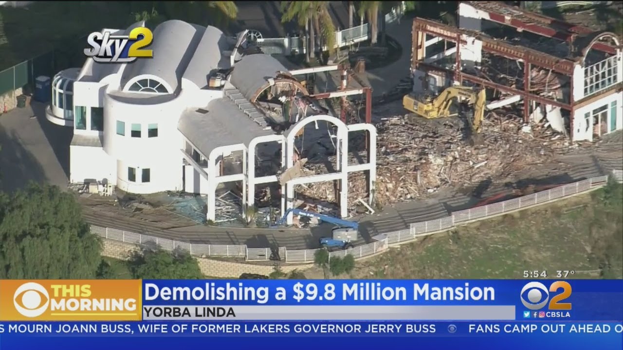20,000-Square-Foot Yorba Linda Home Torn Down To Make Way For Bigger Mansion
