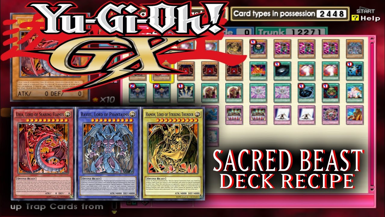 SACRED BEAST DECK - TIPS & TRICK YU-GI-OH GX TAG FORCE EVOLUTION #PART38
