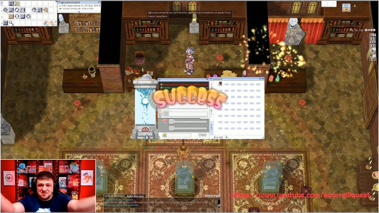 Ragnarok Online (iRO Chaos) - Grading A Royal Payon Cape!