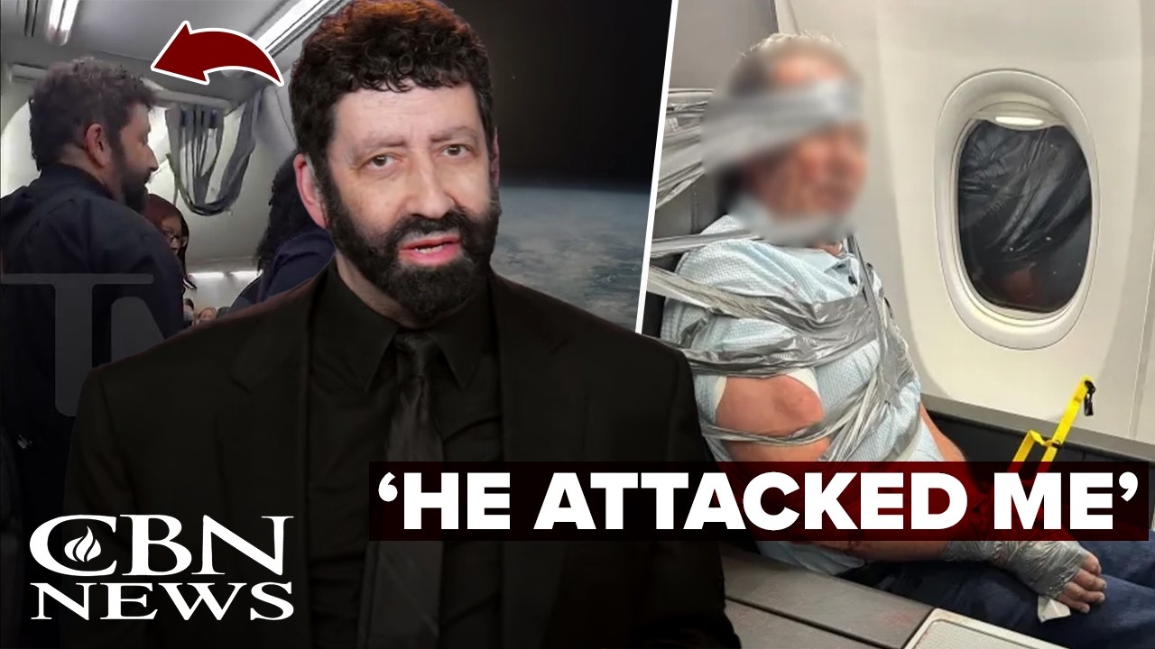 'It Was Demonic': Jonathan Cahn Reveals What Really Happened With Duct-Taped Man on Plane