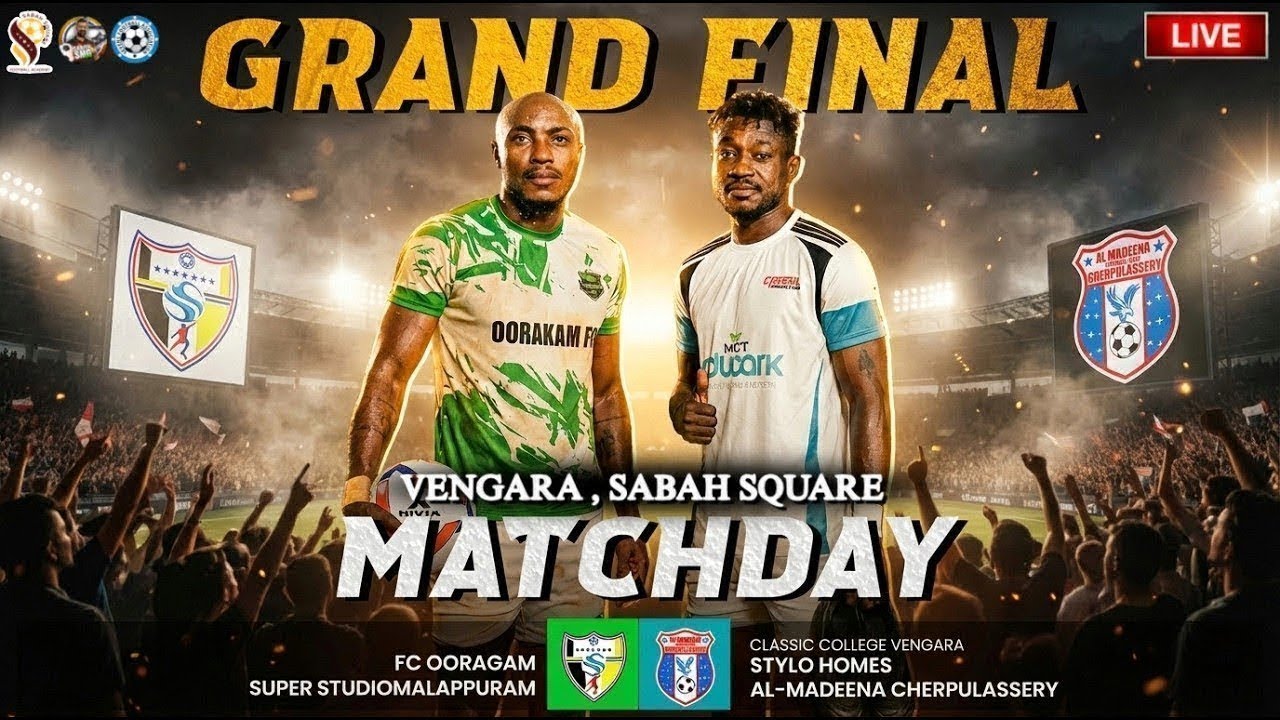 🔴LIVE🔴 VENGARA 🏆GRAND FINAL 🔥SUPER STUDIO MALAPPURAM v/s AL MADEENA CHERPULASSERY🔥 SABAH SQUARE |SMG