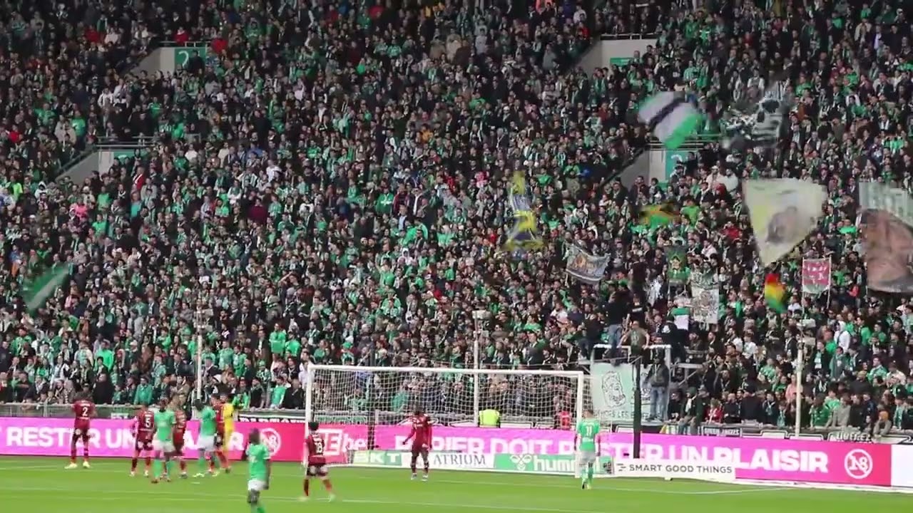 L&rsquo;ambiance dingue du Kop Sud de Saint-&Eacute;tienne contre Annecy (L2)
