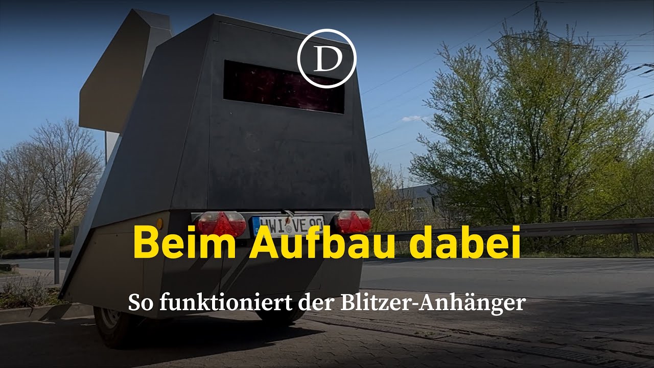 So funktioniert der Blitzer-Anhänger