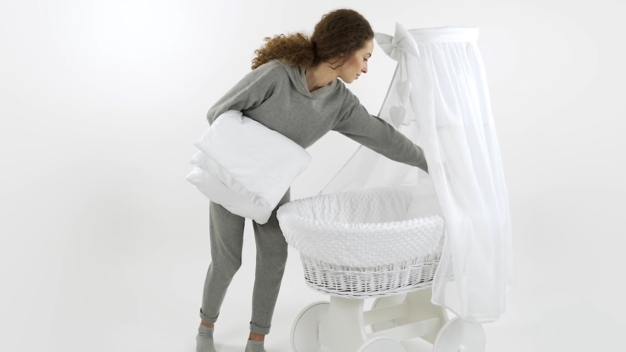 BABY MAM Moses Basket Wheel Canopy Assembly Instructions