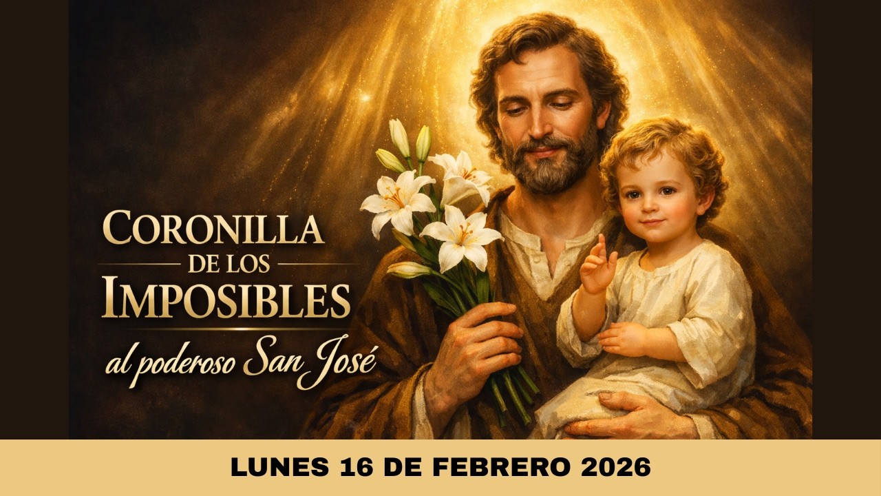 Coronilla de los Imposibles al Poderoso San José | Oración para Casos Difíciles🙏💛 |  16 DE FEBRERO
