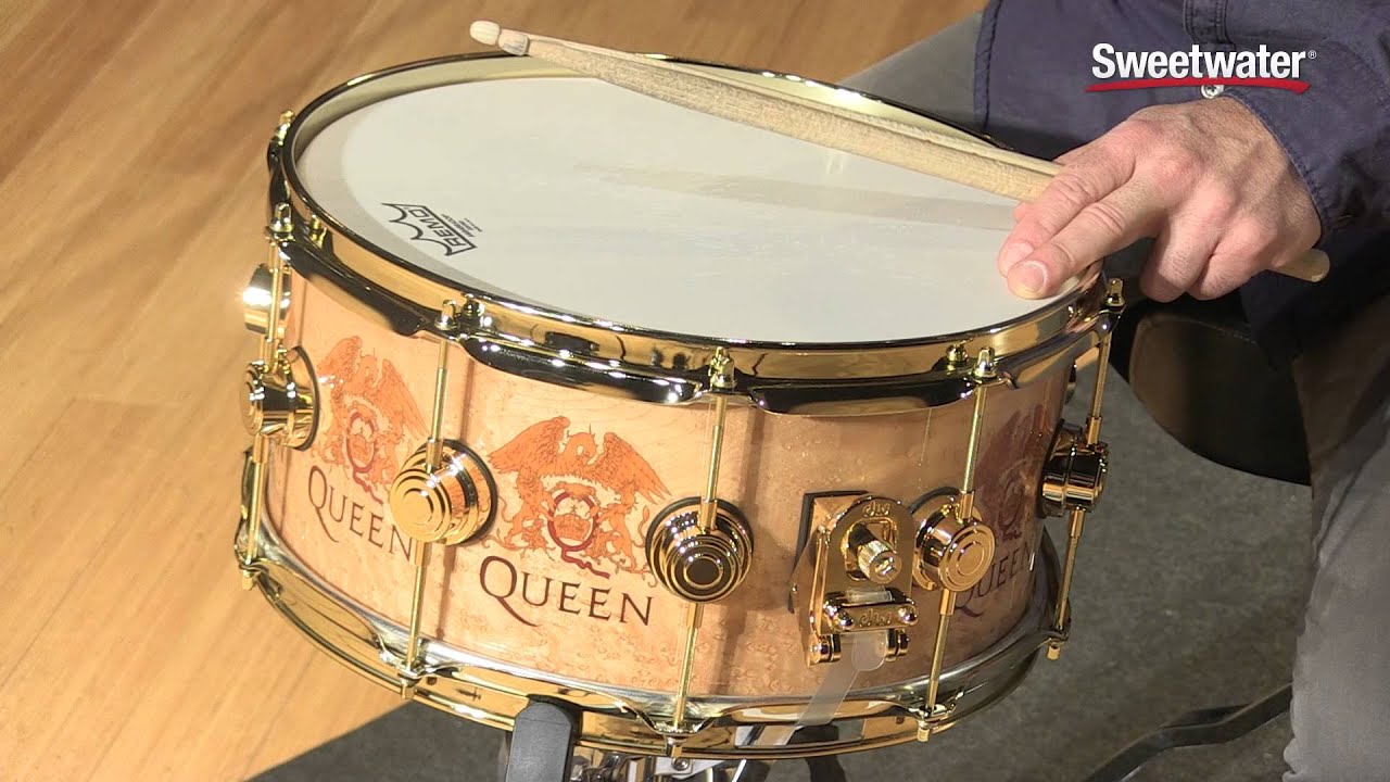 DW Collector's Roger Taylor Queen Snare Drum Review by Sweetwater