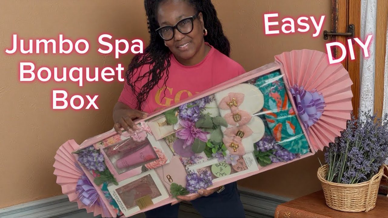 Easy Jumbo Spa Bouquet Box For Mothers Day #viral #Easy#mother 