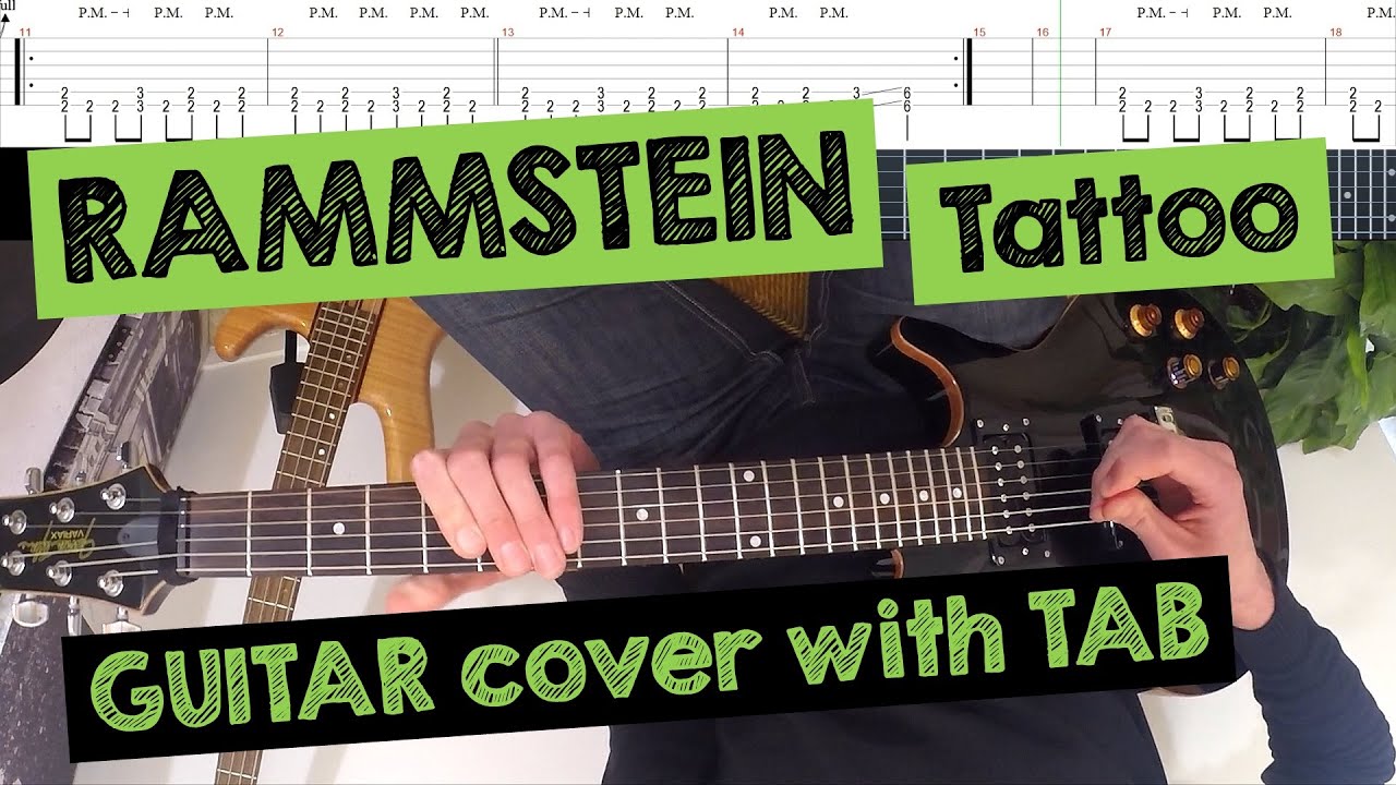 🎸 RAMMSTEIN - Tattoo (FPV/POV GUITAR COVER with TAB)