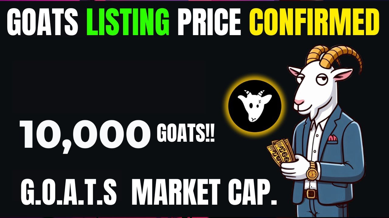 GOATS Listing Price Confirmed (Price Prediction), 