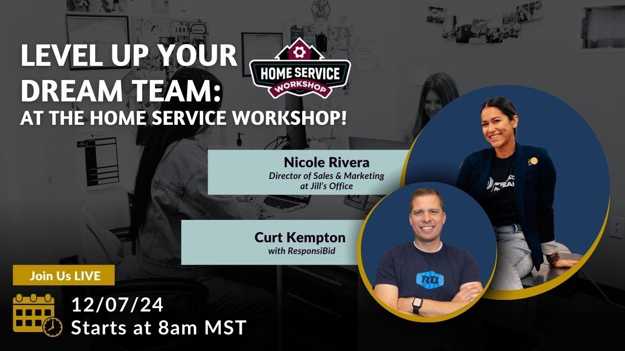 Home Service Workshop Webinar with ResponsiBid and Jill's Office
