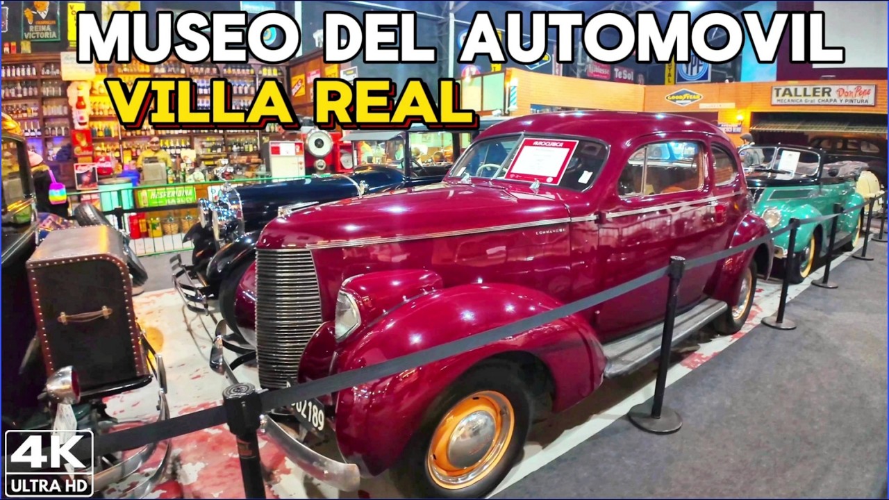 【4K】Buenos Aires - MUSEO del AUTOMOVIL de VILLA REAL | Un Viaje al Pasado del Automovilismo🚙