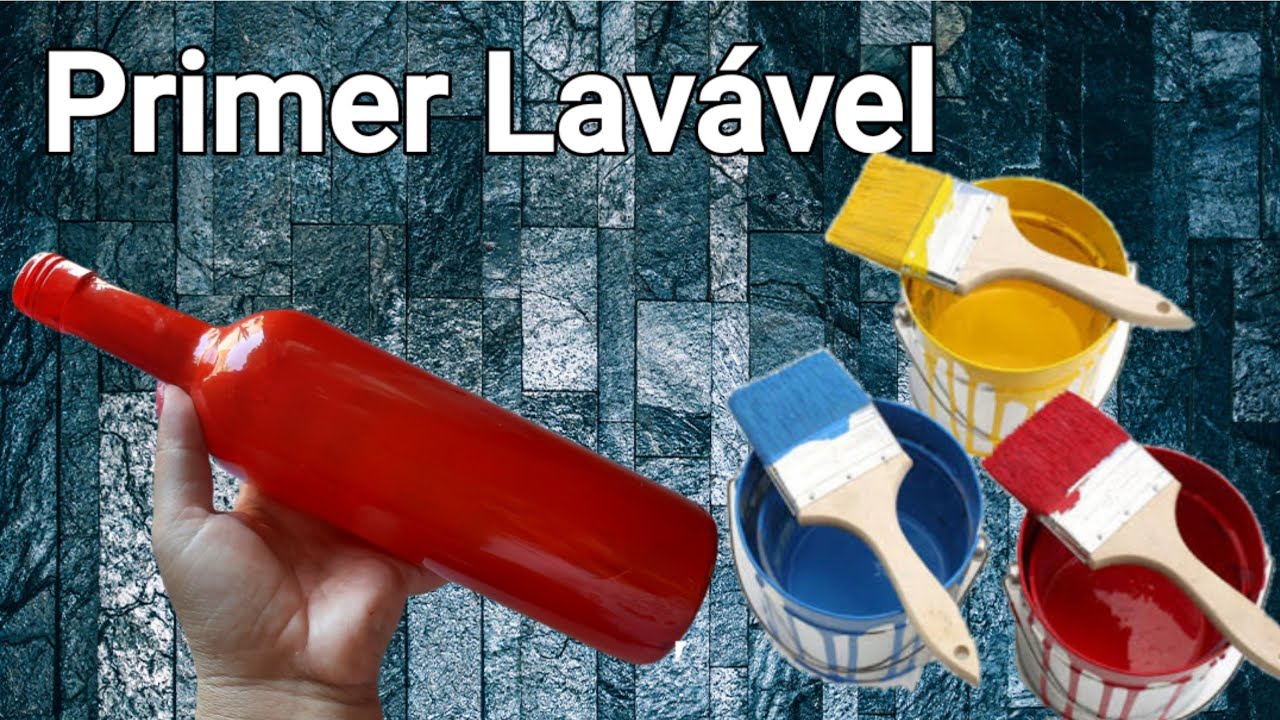 Primer Lavável Caseiro Altamente Brilhante e Fosco 2 Receitinhas