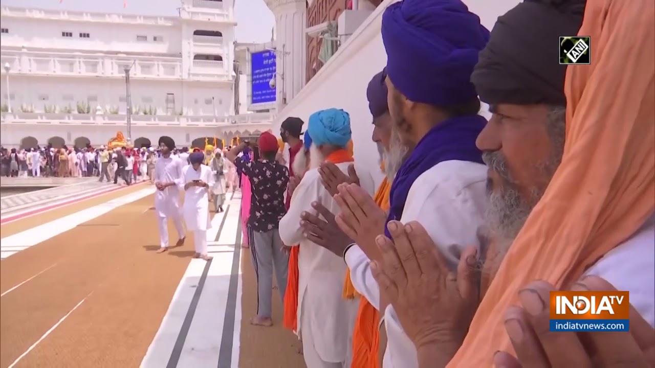 'Nagar Kirtan' at Golden Temple to celebrate Guru Teg Bahadur's anniversary