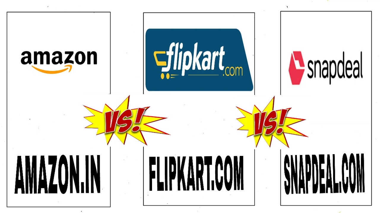 Amazon vs snapdeal vs flipkart..