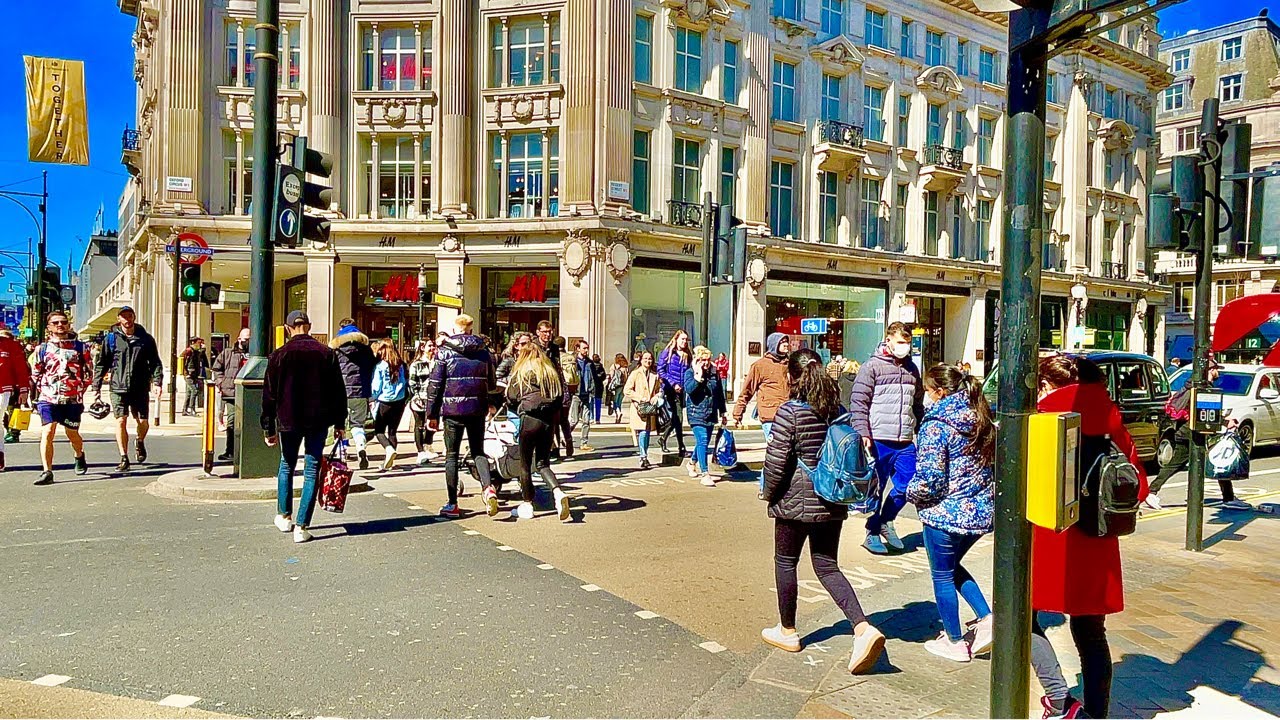 Reopen London’s 2021| Walking Central London on Busy Saturday Afternoon, 4K Walk