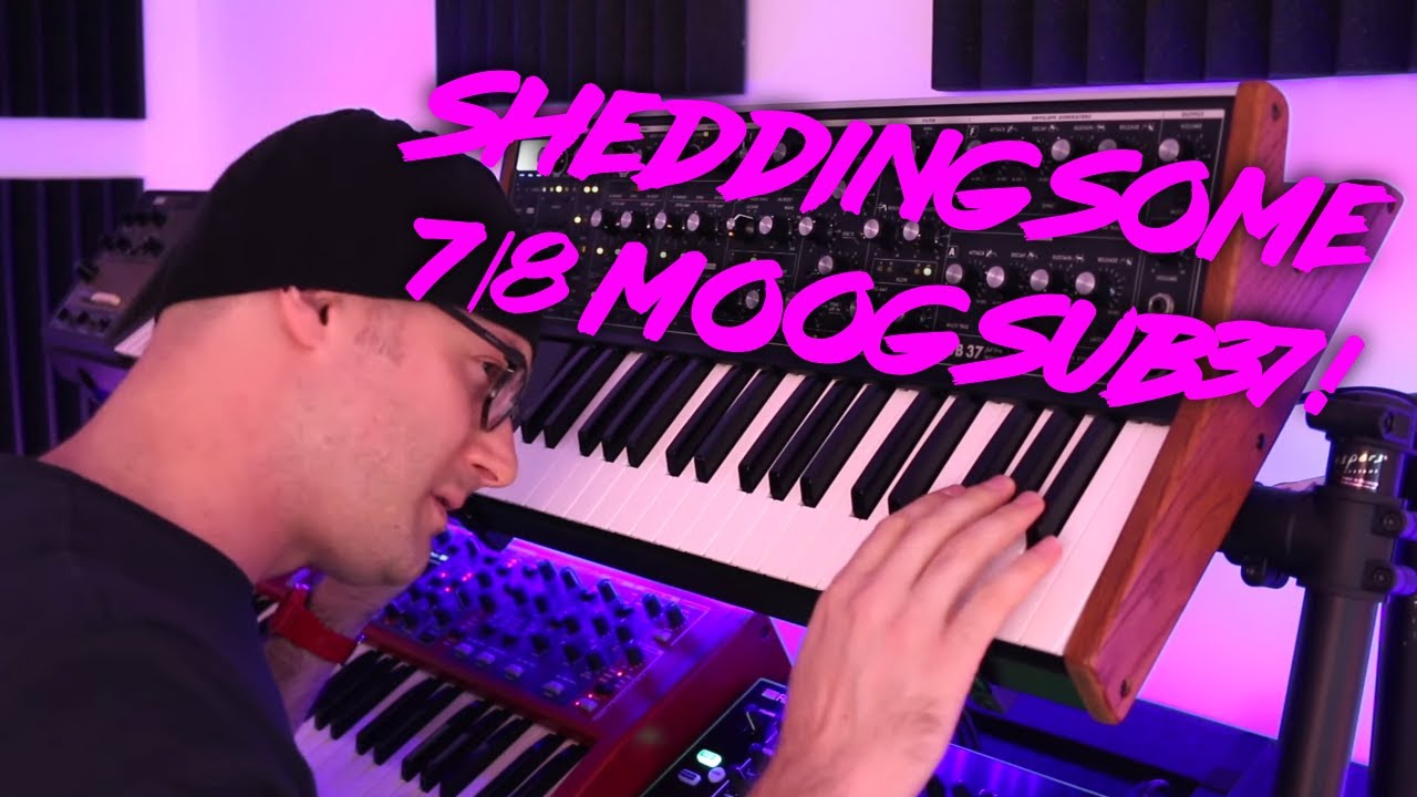Shedding some 7/8 Moog - Mike Pensini w Moog Sub37 Analog Synth