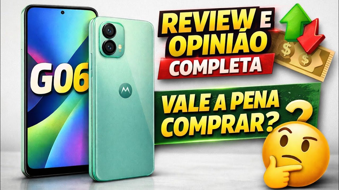 MOTOROLA MOTO G06: A Maior DECEPÇÃO de 2026? Review sem Filtro!