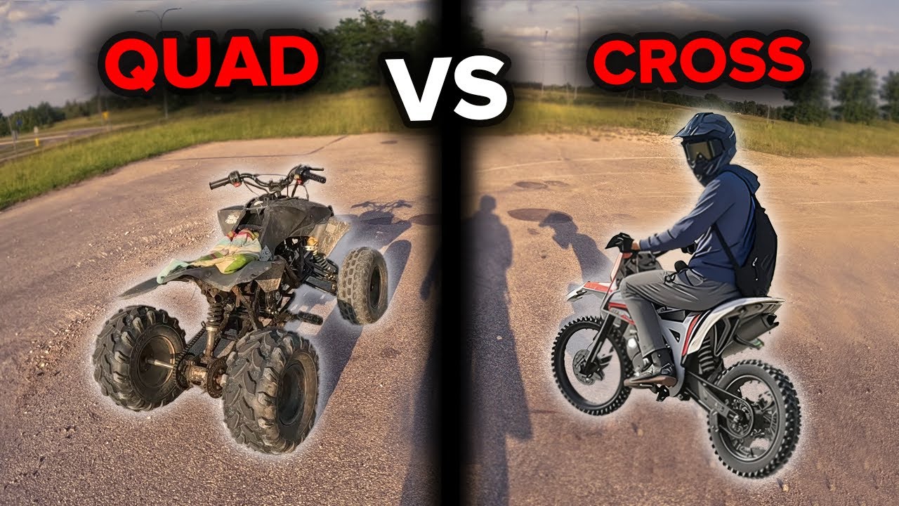 Quad 125 *SWAP* vs Cross 125 / Był TERROR ale teraz szuka nas Policja 😵