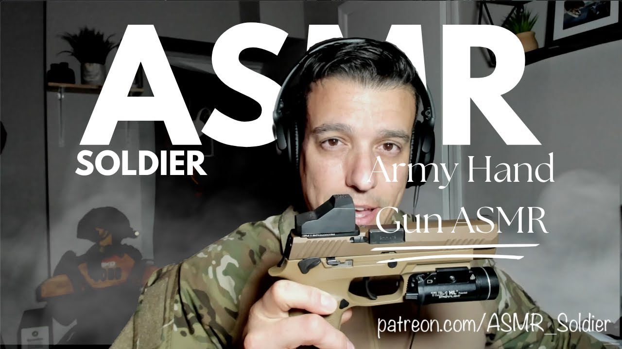 Whispering ASMR Army Gun | Sig Sauer M17
