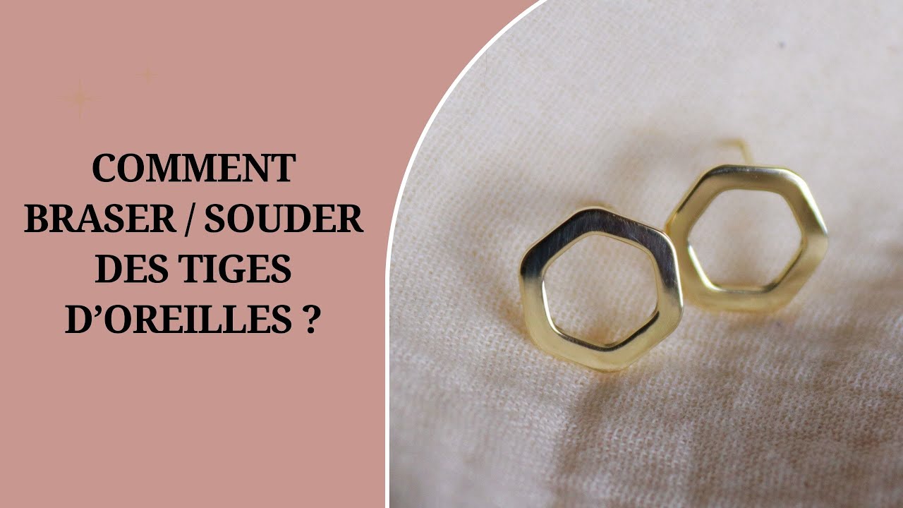 comment braser des tiges d'oreille