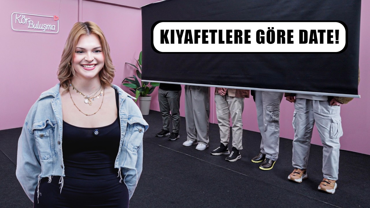 1 KADIN vs 5 ERKEK | KIYAFETLERE GÖRE KÖR BULUŞMA !