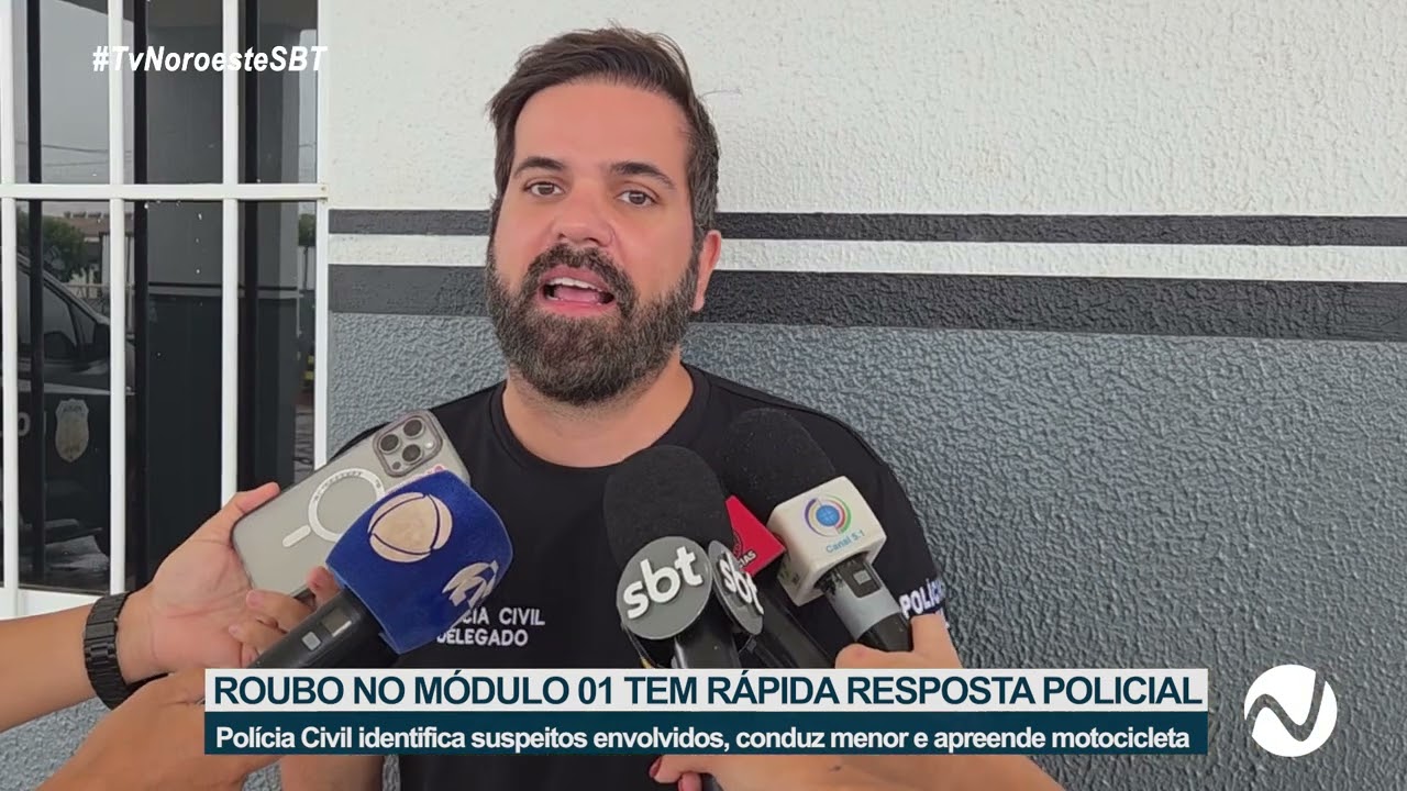 ROUBO NO MÓDULO 01 TEM RÁPIDA RESPOSTA POLICIAL