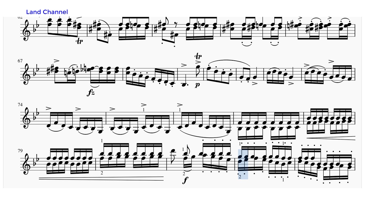 Fritz Kreisler-Tambourin Chinois Piano Accompaniment With Score by Land Channel