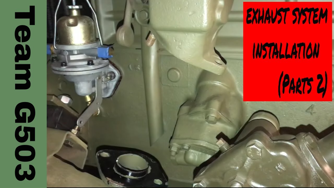 Willys MB Exhaust System Installation (Part 1) G503 TV