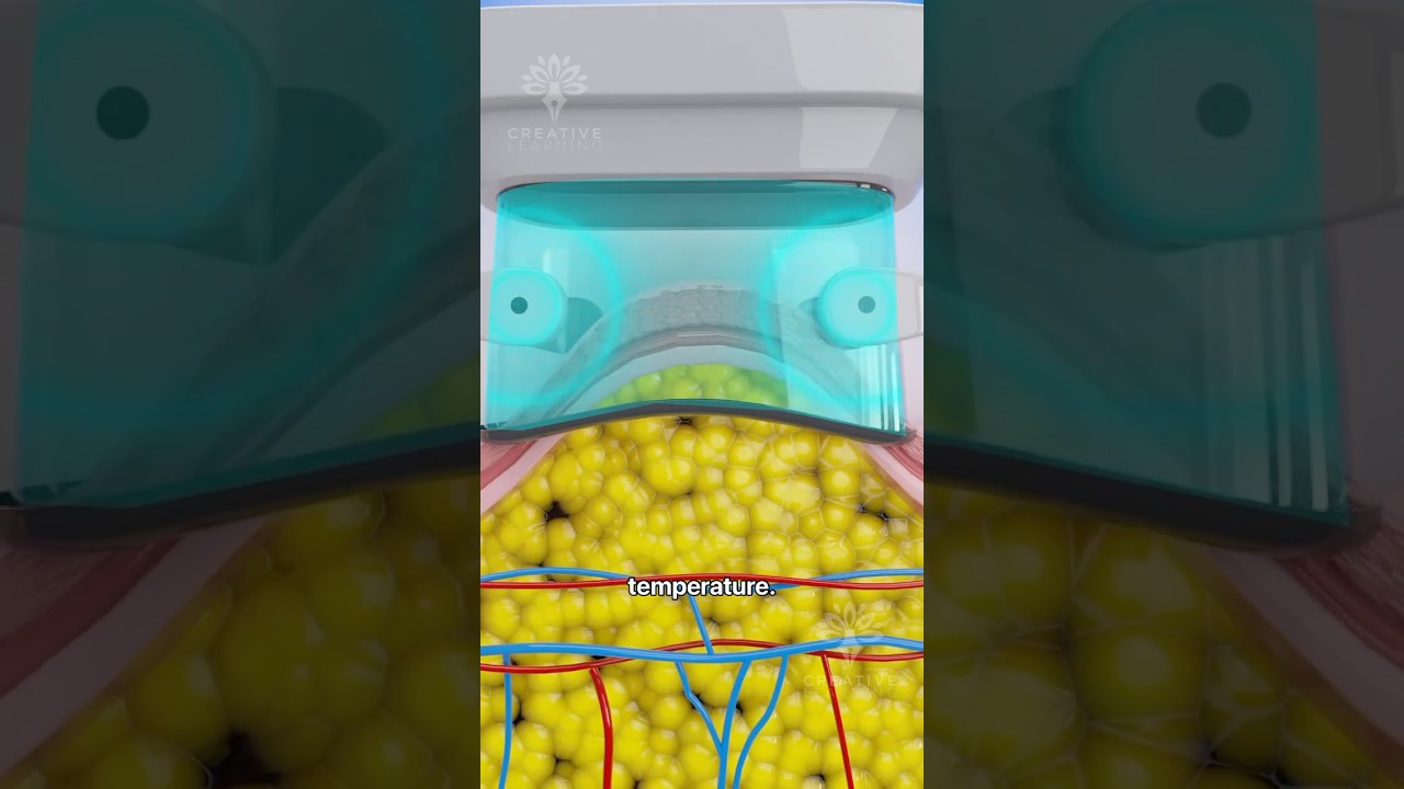 How Does Fat Freezing  & Cryolipolysis Really Work 😲 #shorts #viralvideo - CREATIVELEARNING3D