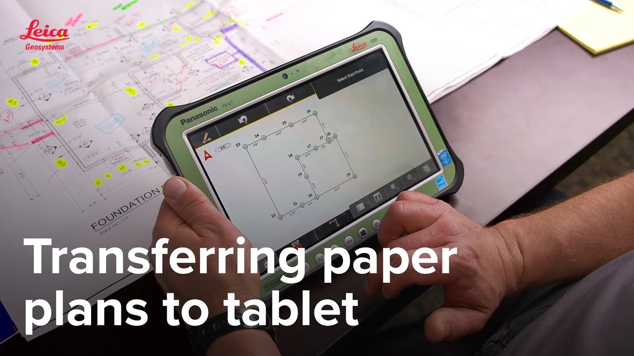 How to Turn Paper Plans into Digital Layouts with Leica iCON