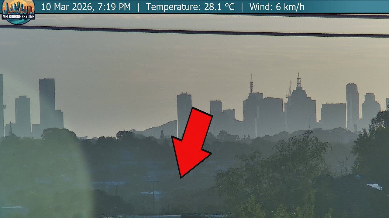 Melbourne Live 🌇 at Sunset on 10 Mar 2026