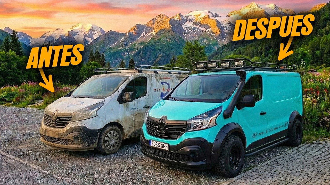 Transformación Timelapse | Furgoneta de obra da un cambio increible | Renault Trafic